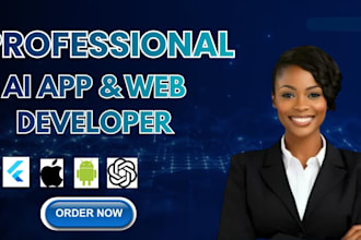 develop ai web app ai saas chatgpt app ai automation ios app, app developer