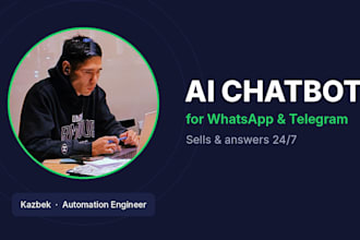 develop an ai chatbot for whatsapp and telegram using gpt or claude