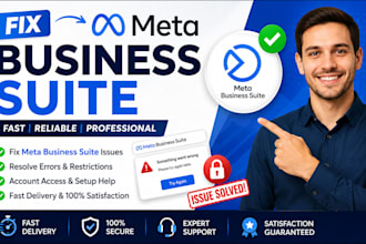 set up and fix meta business suite and ad account meta pixel ads account