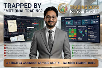 build a custom trading bot or algo trading system
