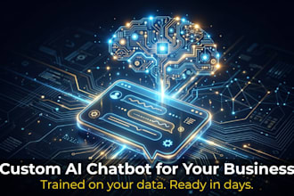 build a custom ai chatbot trained on your business data