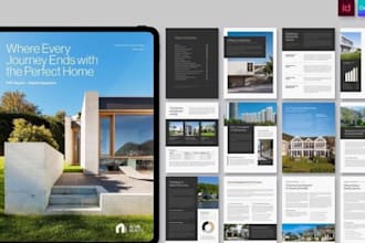 design real estate multifamily investment offering memorandum, marketing booklet
