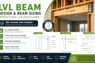 design lvl beam, beam sizing load bearing and wall removal calculations