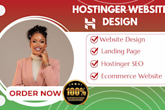design hostinger website redesign wordpress website SEO