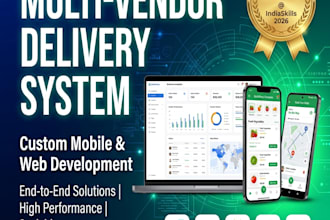 build a custom multi vendor delivery app
