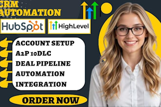 setup hubspot real estate CRM ai agent chatbot gohighlevel dashboard integration