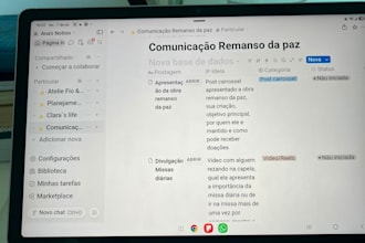 planejamento dos posts e roteiros do instagram