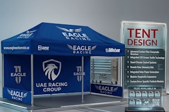 design professional custom canopy tent and outdoor banner