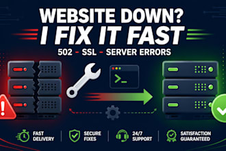 fix your website server or vps issues
