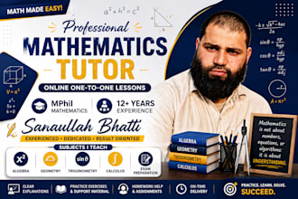 be professional online mathematics tutor
