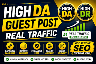 guest posts with dofollow backlinks on real traffic websites