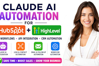 setup claude ai automation for hubspot crm and gohighlevel crm
