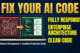 fix, refactor, and scale your ai generated UI design and code