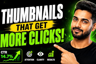 design high CTR youtube thumbnails that attract viewers