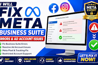 fix meta business suite and facebook ad account issues