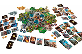 create board game design tabletop game layout tarot card packaging game art