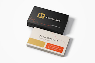 modern minimalist luxury business card and logo design