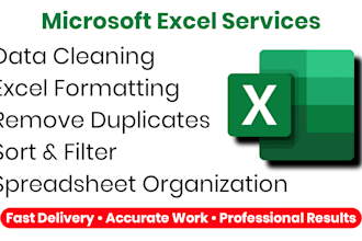 clean and format your excel spreadsheet
