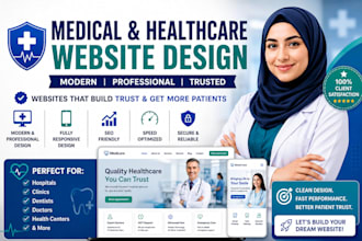 design a professional wordpress website for your dental clinic