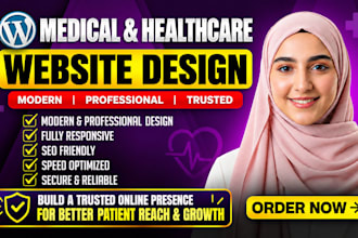 design a professional wordpress website for your dental clinic