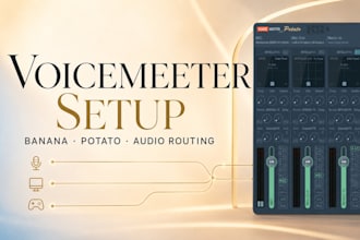 fix obs voicemeeter audio, echo, crackling and routing