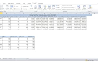 create an automated excel and google sheets payroll calculator for your business