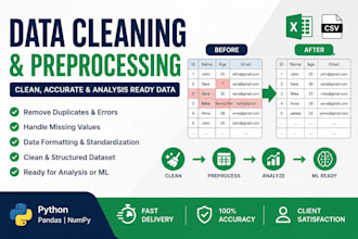 clean and preprocess your dataset