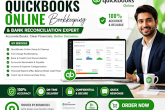 do quickbooks online bookkeeping, and bank reconciliation
