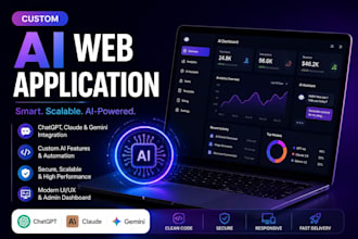 develop a custom ai web application with chatgpt integration