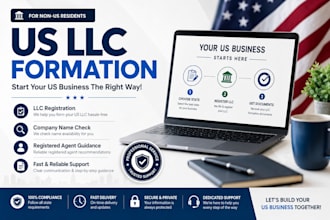 assist with US llc formation and irs ein application