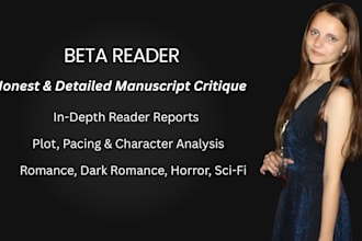 be your dark romance thriller and horror beta reader