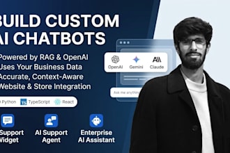 an ai customer support chatbot for your store and website using openai and rag