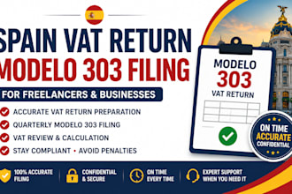 file your spain vat return modelo 303 for freelancers, ecommerce and businesses