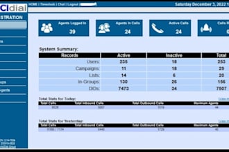 professionally setup vicidial call center with full support