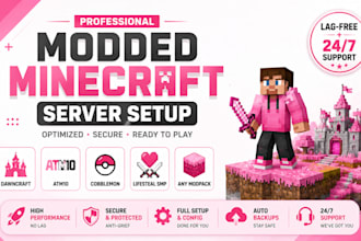 setup a modded minecraft server dawncraft atm10 cobblemon pixelmon lifesteal smp