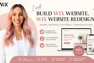 build wix website, wix website redesign