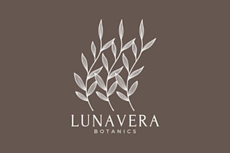 do minimal botanical logo