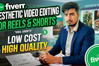 edit good quality aesthetic and educational shorts or reels