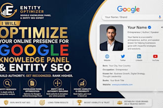optimize your online presence for google knowledge panel and entity seo