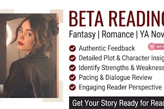 be your professional beta reader for manuscripts or ebooks