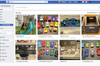 develop facebook marketplace bot, uploading bot, auto listing bot