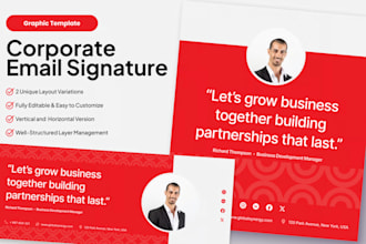 custom corporate clickable company html email signature animated HTML signature