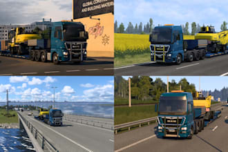 build realistic custom trucks for ets2 and american truck simulator truck mods