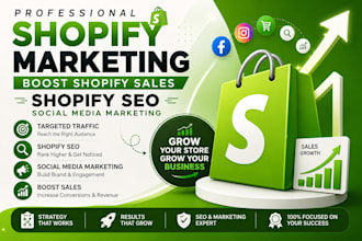 do shopify marketing, boost shopify sales and shopify SEO