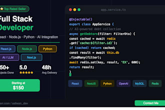 build scalable full stack web applications using react nextjs nestjs