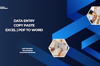 professional data entry and excel data management