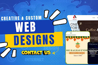 build custom website with high speed and clean UI