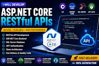 develop secure asp net core restful apis and backend services