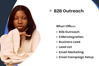 do b2b lead generation b2b outreach cold emailing prospecting list lead list