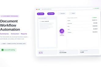 build a document workflow automation tool